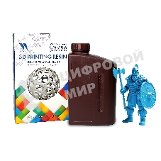 Фотополимерная смола NVPrint Plant Based Resin Clear Blue для 3D печати 1 кг (бут)
