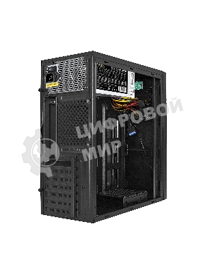 Компьютерный корпус Miditower ExeGate XP-333U-UNS350 (ATX, БП UNS350 с вент. 12см, 1хUSB/2хUSB 3.0, аудио, черный)