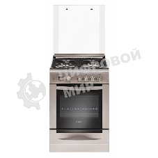 Плита газовая Gefest ПГ 6100-04 0004 серебристый, конфорок 4 шт, духовка 52 л, 60 см x 85 см x 60 см