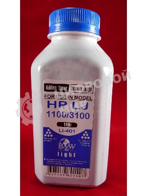 Тонер HP LJ 1100/1150/3100/5L/6L (фл,140г) B&W Light фас России