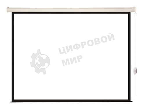 Экран с электроприводом Lumien Eco Control 152x240 см (раб. область 144х232 см) Matte White черная кайма по периметру 16:9