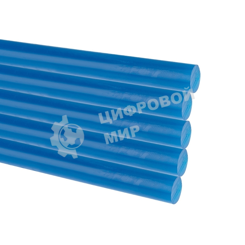 Клеевые стержни Rexant, Ø11 мм, 270 мм, синие, 10 шт., хедер