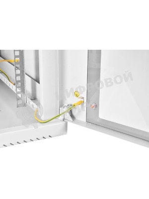 Шкаф телекоммуникационный настенный разборный 9U (600 × 520), съемные стенки, дверь стекло