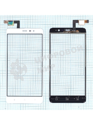 Сенсорное стекло (тачскрин) для Xiaomi Redmi Note 3/Note 3 Pro, белое