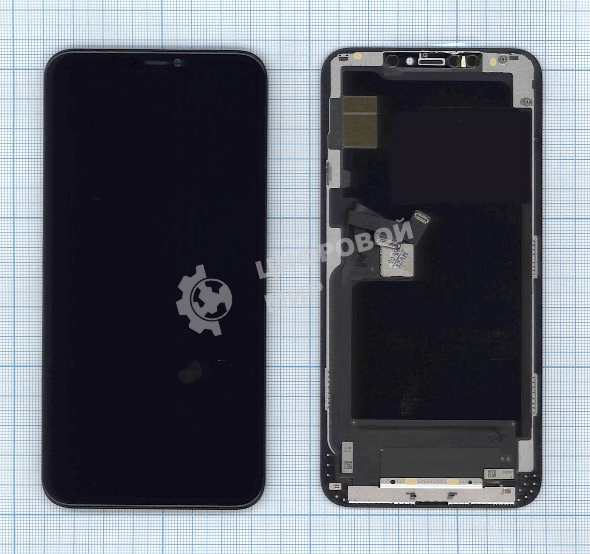 Дисплей для Apple iPhone 11 Pro Max в сборе с тачскрином (OLED JS) черный