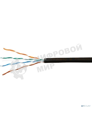 Кабель SkyNet Premium UTP outdoor 4x2x0,51, медный, FLUKE TEST, кат.5e, однож., 305 м, box, черный