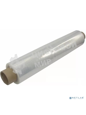 Стретч-пленка 450 мм х 20 мкм, вес 1,9 кг, прозрачная (первичное сырье)