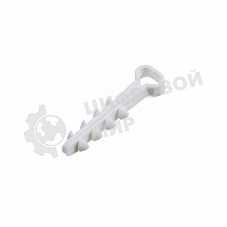 Дюбель-хомут нейлоновый прямоугольный Rexant 5-8 мм, белый, упаковка 100 шт.