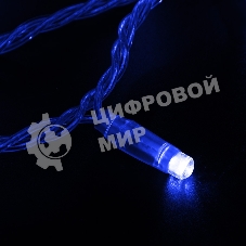 Гирлянда Neon-night Нить 10м, постоянное свечение, прозрачный ПВХ, 24В, Синий