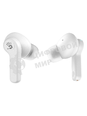 Наушники TWS A4Tech Bloody M30 белый, внутриканальные, Bluetooth, до 22 ч