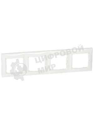 Рамка 4-м Valena горизонт. бел.