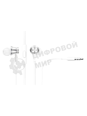 Проводные наушники Xiaomi Mi In-Ear Headphones Basic серебристый, внутриканальные, Jack 3.5 мм