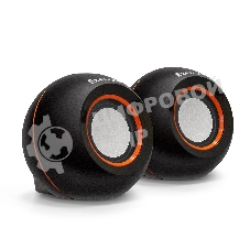 Акустическая система 2.0 ExeGate EX287053RUS Disco 180 (питание USB, 2х3Вт (6Вт RMS), 100-20000Гц, черный)