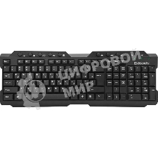 Клавиатура беспроводная Defender Element HB-195 RU USB черный