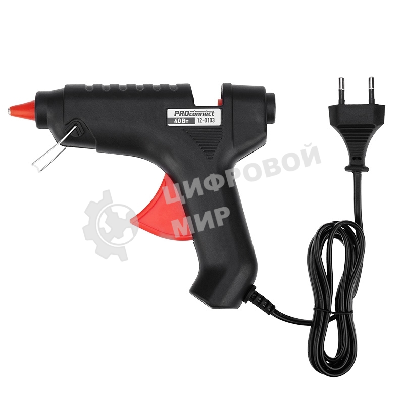 Клеевой пистолет PROconnect 40 Вт, Ø11 мм, блистер