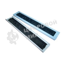 Щеточный кабельный ввод для настенных шкафов LANMASTER, серый