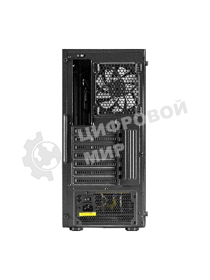 Компьютерный корпус Miditower ExeGate EVO-9211-800NPX (ATX, БП 800NPX с вент. 12см, с окном, 2хUSB+1хUSB3.0, HD аудио, черный, 1 вент. с RGb подсветкой)