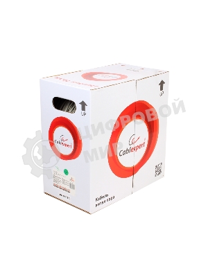 Кабель Cablexpert, UTP5e, 4 пары, 0.40 мм, CCA, однож., 305 м, серый UPC-5040E-SOL 