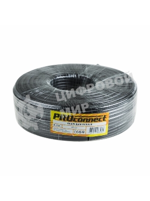 Кабель коаксиальный PROconnect RG-6U, 75 Ом, CCS/Al/Al, 48%, бухта 100 м, черный OUTDOOR