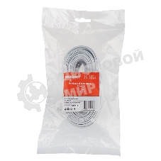 Кабель Rexant Телефонный удлинитель 15М белый