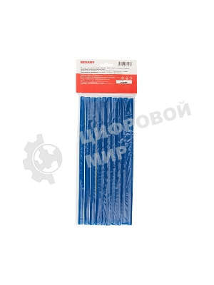 Клеевые стержни Rexant, Ø11 мм, 270 мм, синие, 10 шт., хедер