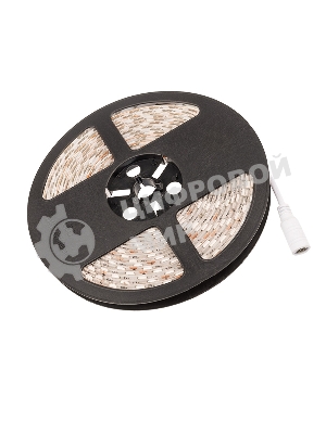 Лента светодиодная силикон, 10 мм, IP65, SMD 5050, 60 LED/m, 12 V, цвет свечения желтый