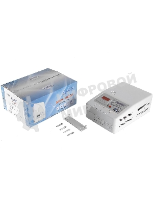 Стабилизатор RUCELF SRW-10000-Dоднофазный, цифровой 220В 10000ВА вх.:140-260Внастенный