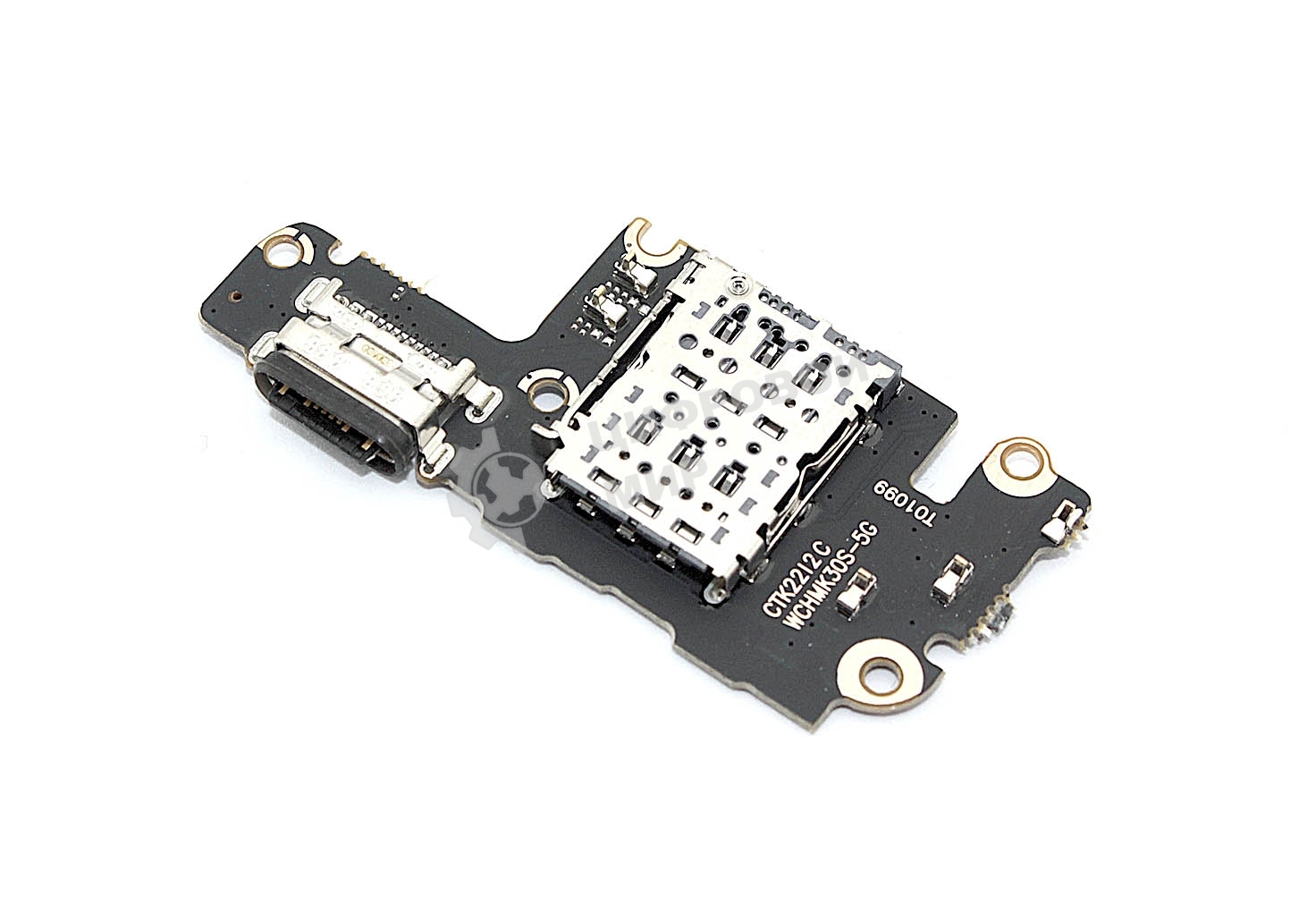 Нижняя плата с разъемом зарядки и микрофоном для Xiaomi Mi 10T