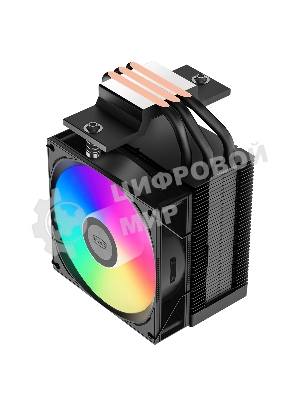 Кулер для процессора PCCooler R300 ARGB BK черный 92мм алюминий+медь 2200rpm 30db 4-pin 150W 133мм