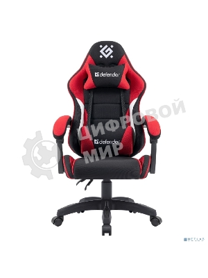 Кресло игровое Defender Sorrento черный/Красный, класс 3, ткань