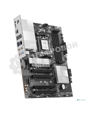 Материнская плата MSI PRO B840-P WIFI, Socket AM5, AMD B840, 4xDDR5, 4xSATA, 2xM.2, 1xPCI-E 4.0 x16, 1xPCI-E 3.0 x4, 3xPCI-E 3.0 x1, 1xHDMI, 1x 2.5Gb LAN, 4xUSB-A 2.0, 2xUSB-A 5Gbps, 1xUSB-C 5Gbps, 1xUSB-A 10Gbps, 1xUSB-C 10Gbps, 3x3.5 мм, 7.1, ATX