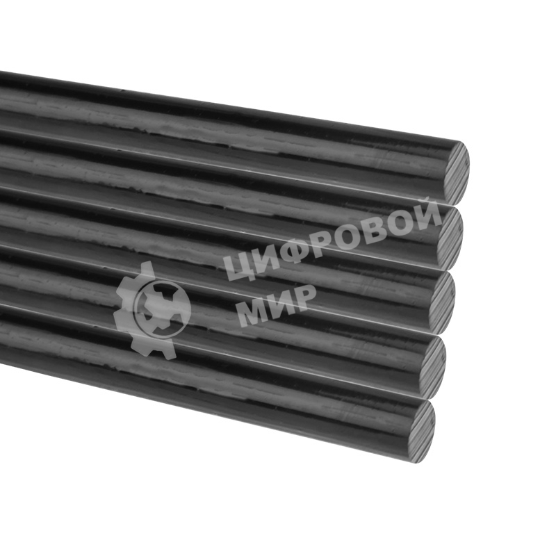 Клеевые стержни Rexant, Ø11 мм, 270 мм, черные, 10 шт., хедер