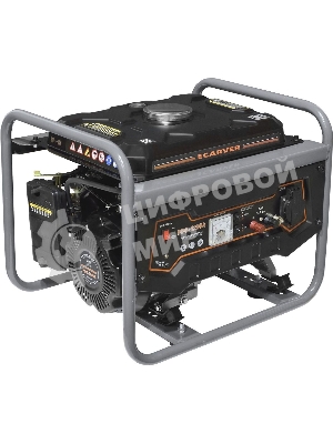 Электрогенератор бензиновый Carver PPG-1200, 1.05 кВт, 65 дБ, 24 кг