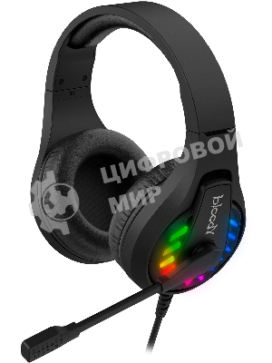 Гарнитура Bloody G230 чёрный, проводная, подсветка
