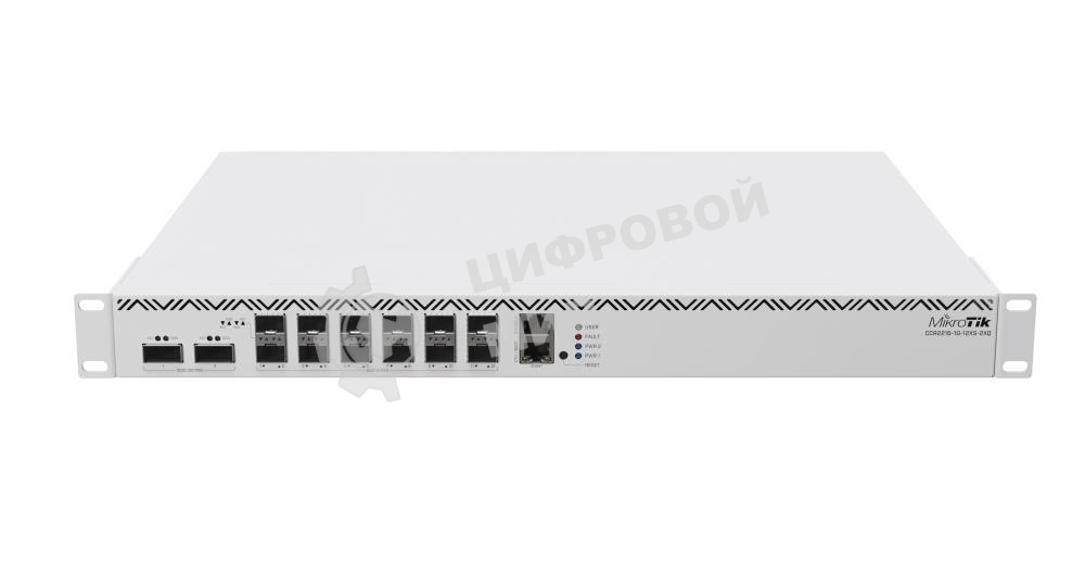 Маршрутизатор MikroTik CCR2216-1G-12XS-2XQ 10/100/1000BASE-TX/SFP серый