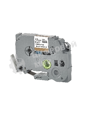 Кассета с лентой S'OK by Sakura Printing TZE831 для Brother, черный на золотом, 12мм/8м, наклейка