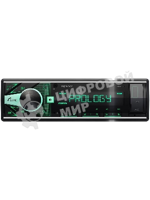 Автомагнитола Prology CMX-250, 1 DIN, Bluetooth, USB Type-A, AUX, пульт ДУ