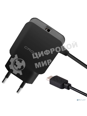 Сетевое зарядное устройство универсальное Crown CMWC-3001 черный