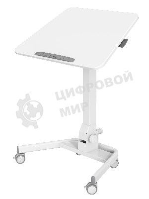 Стол для ноутбука Cactus VM-FDS109 столешница МДФ белый 73x50x108см (CS-FDS109WWT)