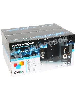 Акустическая система Dialog Progressive AP-220 черный 2.1, 30W+2*12W RMS, USB+SD reader