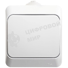 Переключатель 1-кл. ОП Этюд 10А IP44 бел. SchE BA10-046B