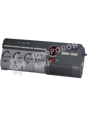 Стабилизатор напряжения Rucelf SRW-500-D 0.5кВА однофазный белый