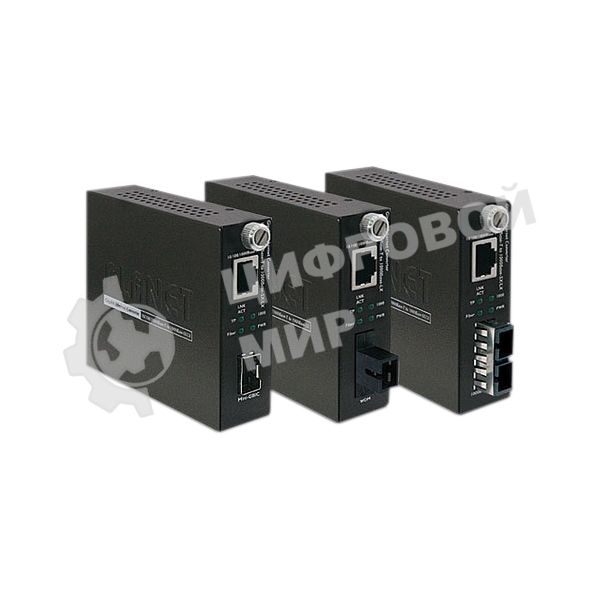GST-802 медиа конвертер 10/100/1000Base-T to 1000Base-SX Smart Gigabit Converter