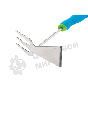 Мотыжка комбинированная Palisad PREMIUM PLUS 70х290 мм, нерж. сталь, двухкомпонентная рукоятка