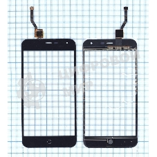 Сенсорное стекло (тачскрин) для Meizu M1 Mini черное