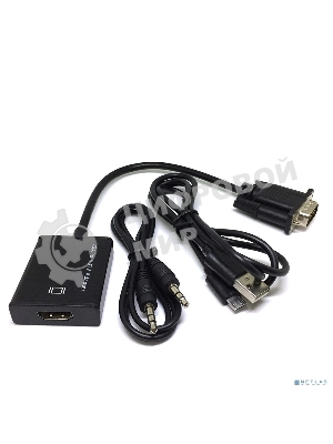 Конвертер Espada VGA + 3,5мм audio jack to HDMI, HCV0201 (44083)