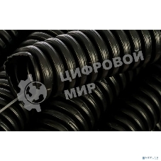 Труба гофрированная ПНД безгалогенная (HF) черная с/з д16 (100м/5500м уп/пал) PR.021651 Строитель