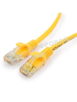 Патч-корд UTP Cablexpert cat.5e, 2м, литой, многожильный, желтый