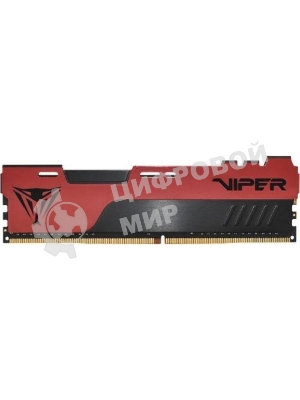 Оперативная память Patriot Viper Elite II, DDR4, 16GB (1x16 GB), 3200 MHz, CL18, DIMM, радиатор, красный, черный