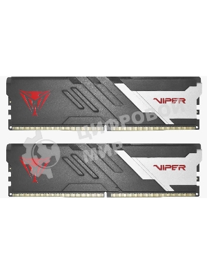 Оперативная память Patriot Viper Venom, DDR5, 64GB (2x32GB), 5600MHz, CL40, DIMM, с радиаторами, черный